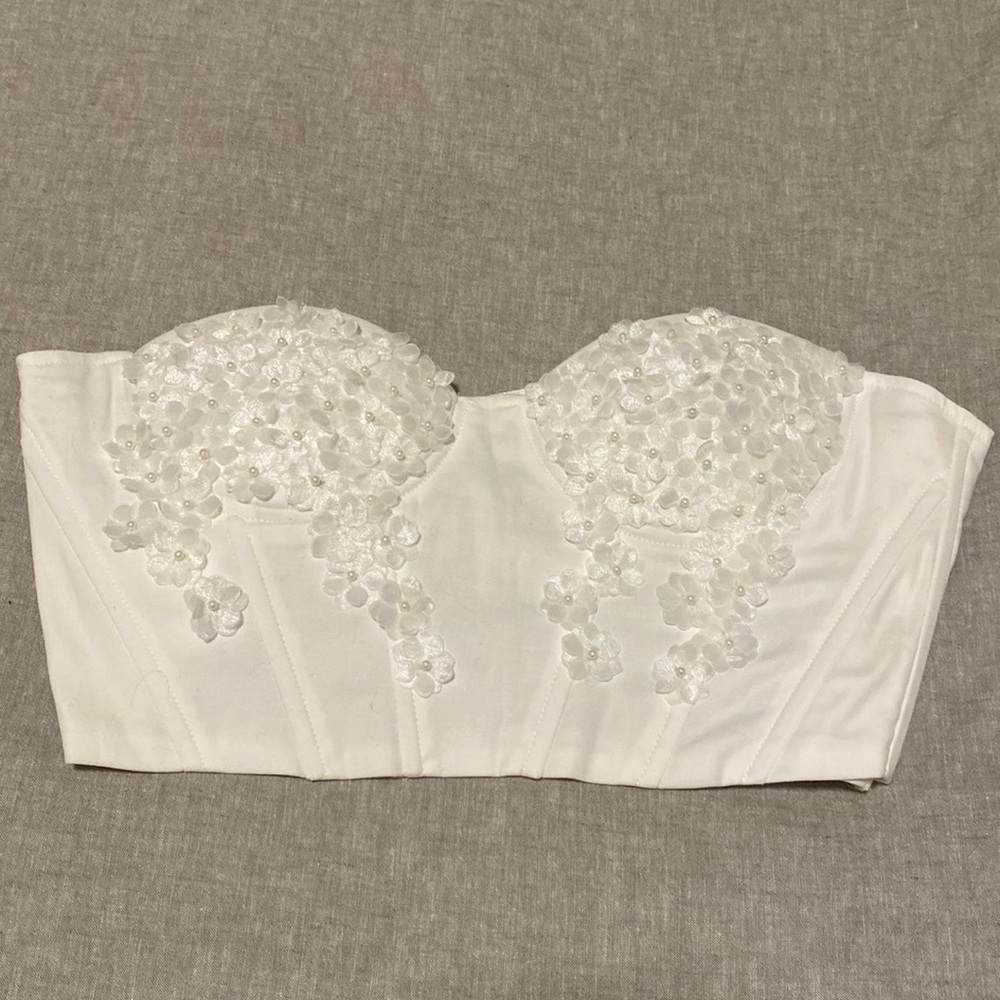 White Crop Top